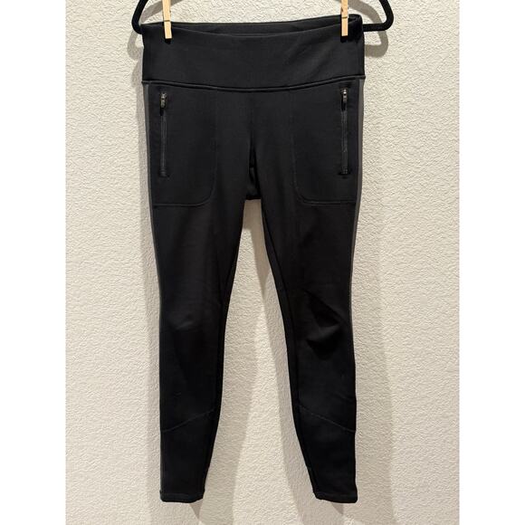 Athleta Rainier High Rise Legging with Stripe in Black S - Picture 1 of 5